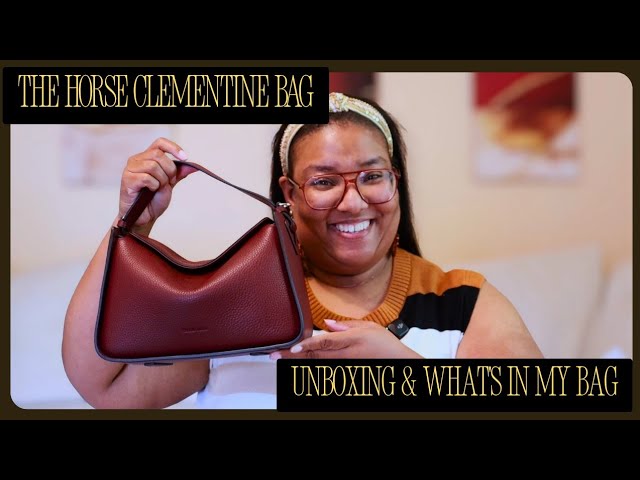 Unboxing The Burgundy Clementine Bag from The Horse | What's In My