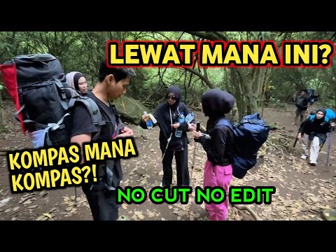 Hampir Tersesat Di Hutan Saat Pendakian Gunung Pundak (No Cut No Edit) | DEWA GABUT HIKING part 4