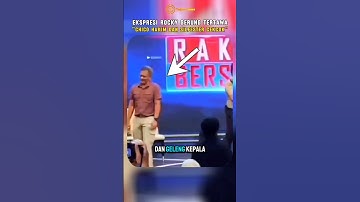 EKSPRESI ROCKY GERUNG TERTAWA DAN GELENG KEPALA MELIHAT CHICO HAKIM DAN SILFESTER CEKCOK