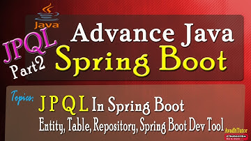 jpql examples | how to query with spring data with jpa JPQL | avadh tutor