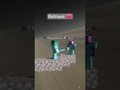 betrayal 💔 #minecraft #ausangaming