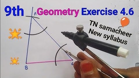 TN Samacheer 9th Maths Geometry | Exercise 4.6 (7,8)| New syllabus Tamil and Eng | Mathsclass KI