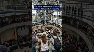 Why Does Germany’s Parliament Have a Glass Dome? 🏛️#reichstag  #berlin  #monumentmystery #germany