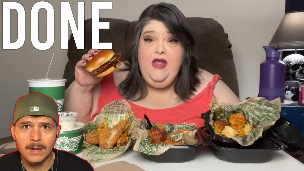 Голодная толстушка полностью сдалась