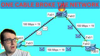What Happens When a Switch Loop Crashes a Network?