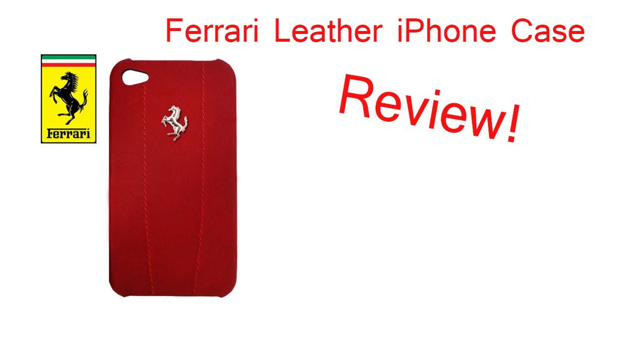 Ferrari Leather iPhone Case
