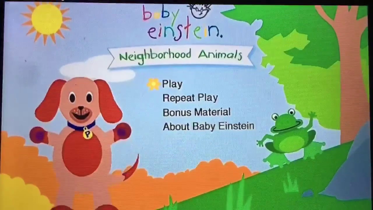 Download Baby Einstein Neighborhood Animals Dvd Menu Daily Movies Hub