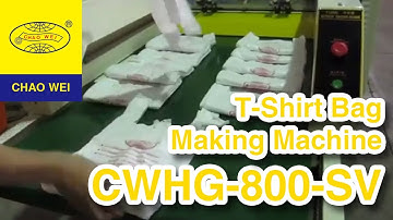 Super High Speed Fully Automatic Plastic Carry Bag Making Machine  - CHAO WEI
