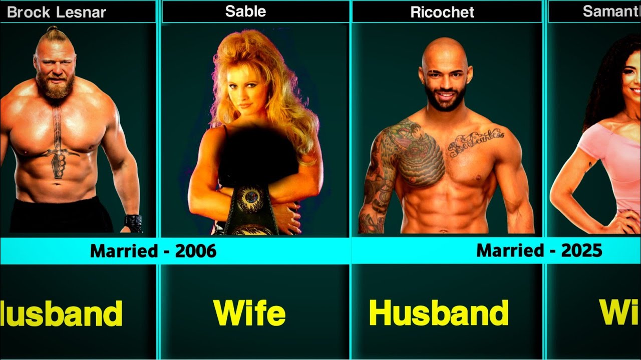 Пары WWE, которые поженились в реальной жизни