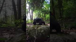 Fms Fcx18 LC80 Toyota Land Cruiser. Taking on the rock trail #fms #fcx18 #fairrc #rcscale #rcshorts