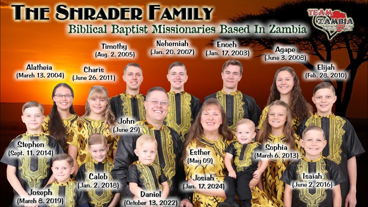 Shrader Family Zambia 2025 Missionary Update