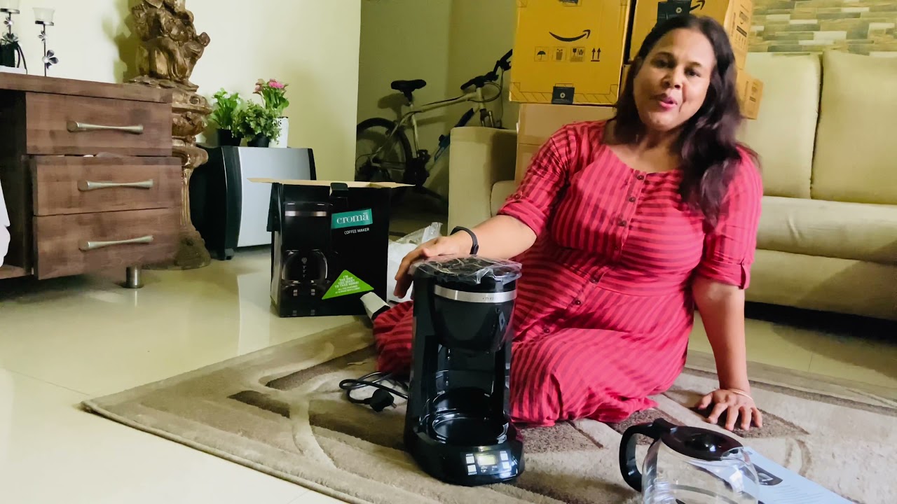 Croma Coffee Maker unboxing & demo/Croma Drip Coffee Maker 1.5L (900W