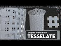 How to Tessellate Shapes from Mesh - Blender Tutorial