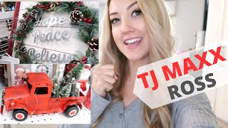 **NEW** TJ MAXX & ROSS Holiday and Christmas Decor 2019| Shop With Me 2019