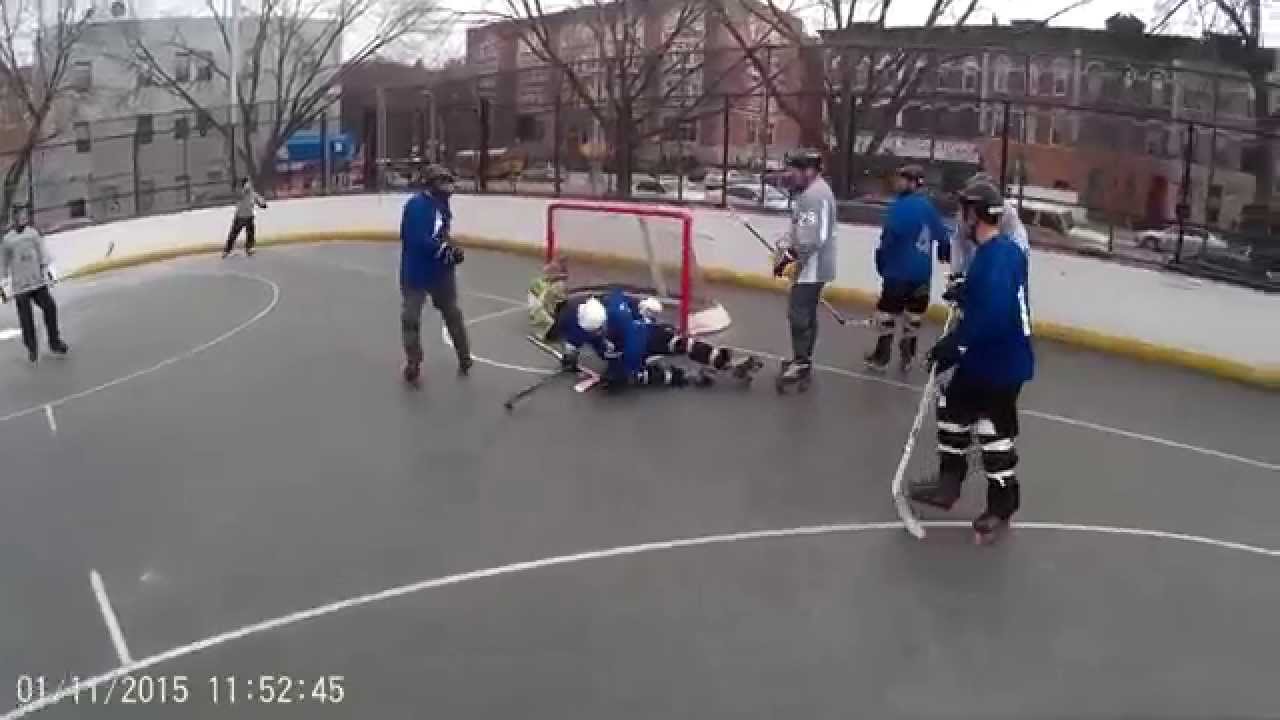 Blue Moose vs Other Guys Period 2 (Fort Hamilton Roller Hockey) YouTube