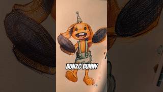 drawing Bunzo Bunny from PPT #poppyplaytime #bunzobunny #drawing #art #sketchbook #foryou #fyp