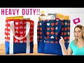 How to Sew a Reusable Grocery Bag / Heavy Duty &amp; Leak Proof!!