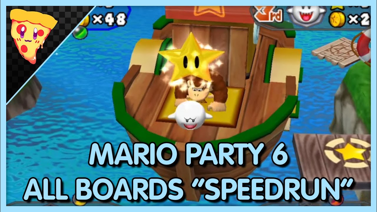 Mario Party 6 All Boards "Speedrun"