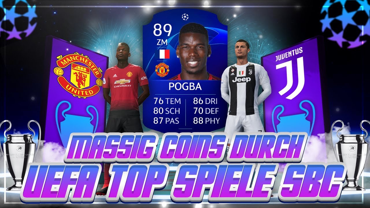 FIFA 19: MASSIG COINS DURCH UEFA TOP SPIELE SBC MACHEN 😱 UEFA SBC TRADING TIPPS