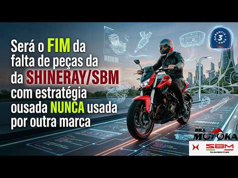 Finalmente será o FIM da falta de peças SHINERAY/SBM com estratégia ousada, NUNCA usada no mercado.