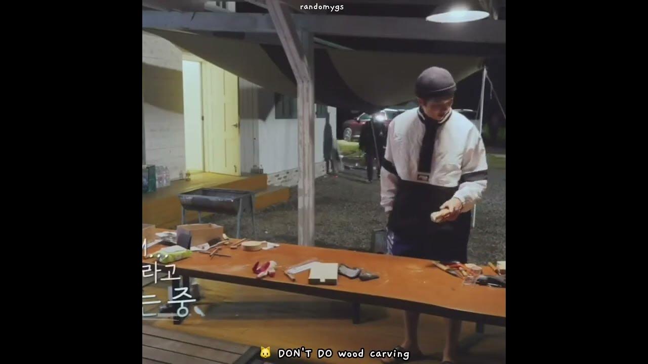 yoongi wood carving hajima 😂😂 yoongi suga rm YouTube