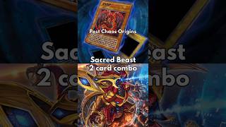 Sacred Beast 2 card combo post Chaos Origins (CORI) TCG 2026 Yugioh