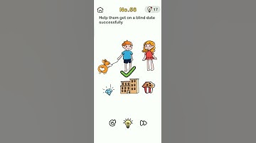 Level 56 |Help them get on a blind date successful | #shorts | Brain Out.