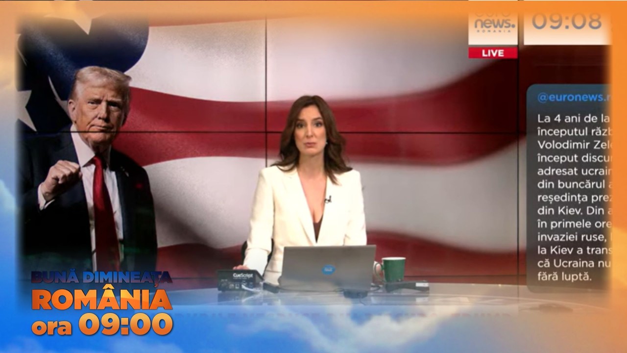 Știrile Euronews România - de la ora 09:00 - 25 februarie 2026