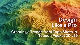 Creating a Trench from Topo Shots in Topcon Pocket 3D v15 with the Apply Grade / Profile Tool