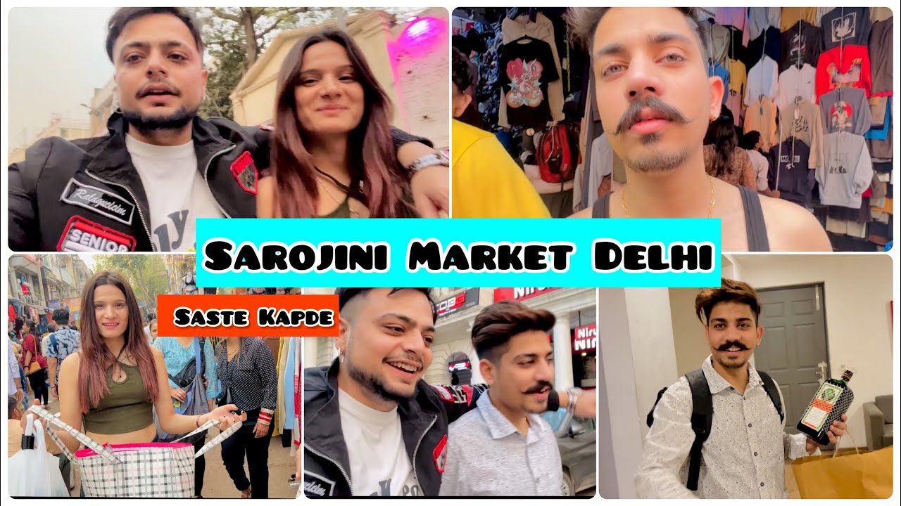 Sarojini Nagar Market Delhi || Saste Kapde 😍💵 || Ankush Thakur ||