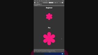 Adobe Illustrator Tips 2026 - How to draw a flower . #shorts