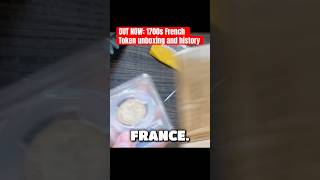 Unboxing a 1700s silver token #coins #silver #france #unboxing #collectibles #numismatics #pcgs