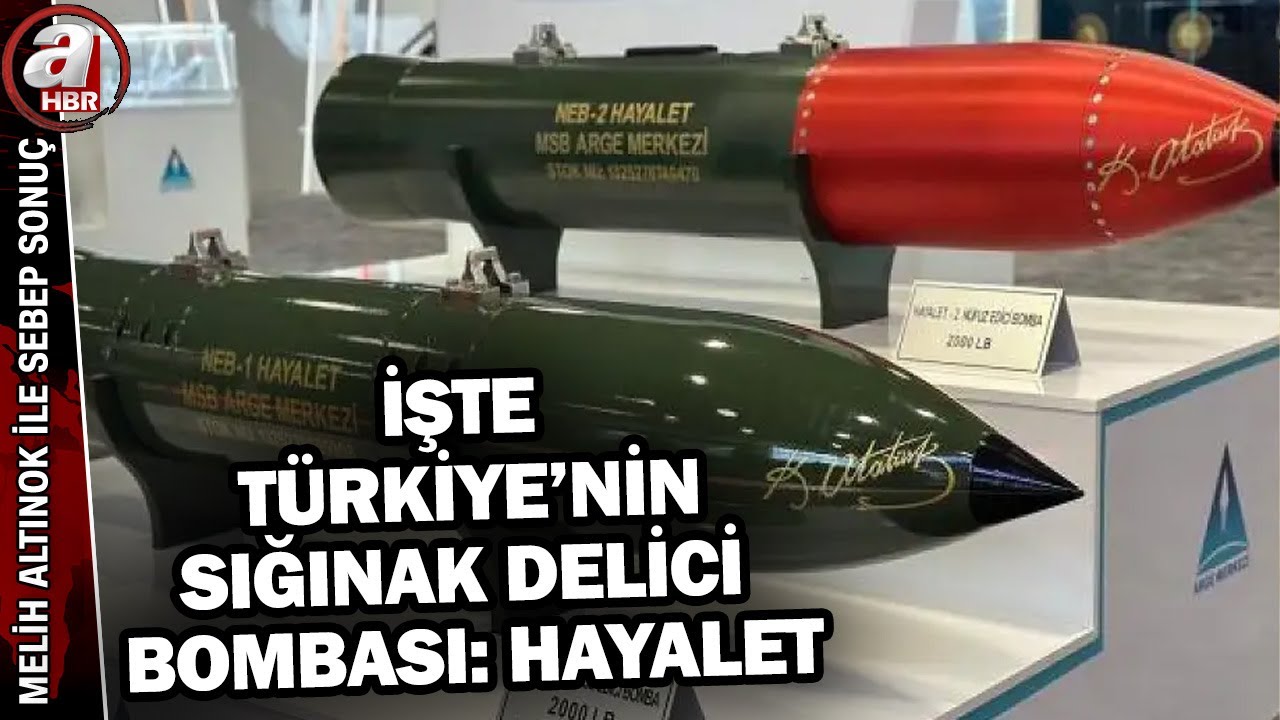 İşte Türkiye'nin sığınak delici bombası: Hayalet! Hayalet bombasının özellikleri neler? | A Haber