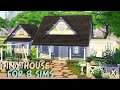 TINY HOUSE FOR 8 SIMS 💕 | The Sims 4: Speed Build