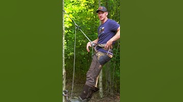 Trying out the Method 3 from Latitude #saddlehunting #saddlehunter #bowhunting