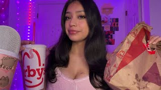 ASMR - Arby’s Mukbang 🍟😳 (eating sounds)