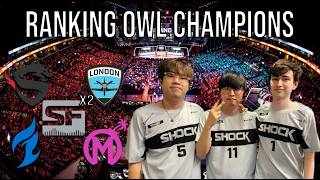 Ranking Every Overwatch League Chdanion Team