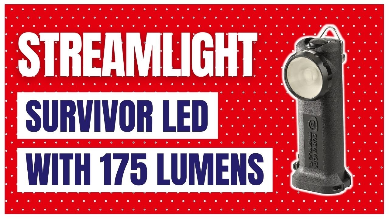 Streamlight 90528 Survivor LED with DC Black - 175 Lumens