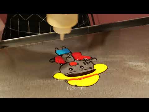 Master's Amazing Character Pancake Making - Thai Street Food