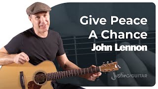 Give Peace A Chance Guitar Lesson | John Lennon screenshot 5