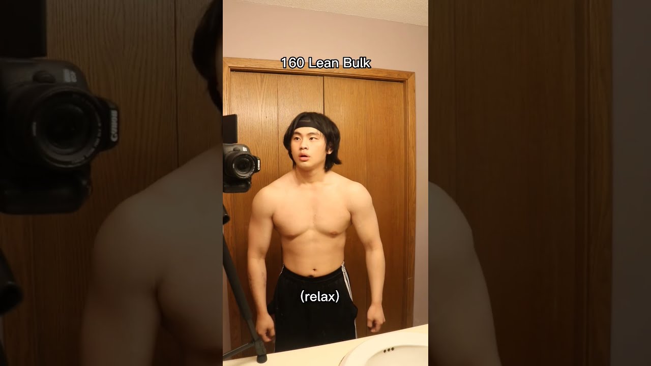 160 IB Dirty Bulk VS Lean Fitness Gym Shorts Transformation