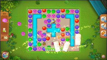 Gardenscapes Level 256 No Booster 🌲 Super Hard l MiniGames