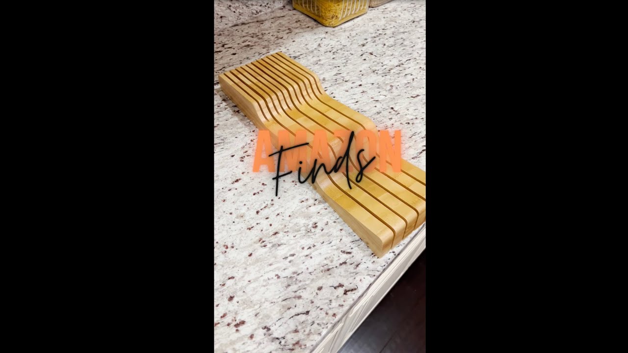 Bamboo In Drawer Knife Block