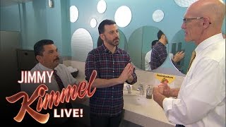 Video thumbnail of "Jimmy Kimmel and Guillermo Learn How to Wash Their Hands"