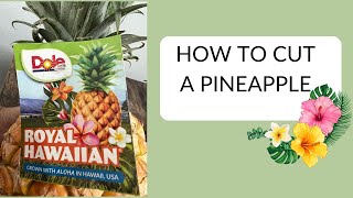 How To Cut A Pineapple Straight From Hawaii - Local Grown from the Dole Plantation by ASimplySimpleLife 196 views 7 months ago 4 minutes, 56 seconds