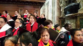 Grand Choir.at the Jubilee for Migrants.Vatican