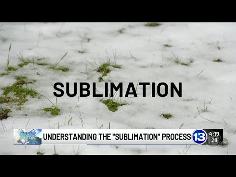 Weather Word of the Week: Sublimation