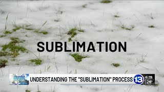 Weather Word of the Week: Sublimation
