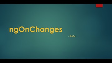 ngOnChanges() in Angular