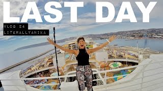 TRAVEL VLOG 24 - LAST DAY ON HARMONY OF THE SEAS ROYAL CARIBBEAN-